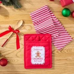 The Lakeside Collection Kitchen Towels Holiday Housewarming Gift Set - Towel & Wooden Spoon Gift Set -The Collective Goods GUEST e5dd9aa3 14e7 4ddc 9e85 ec45ad596eda