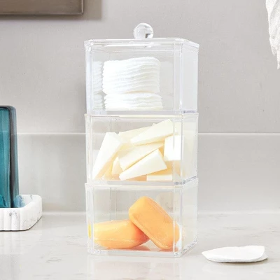 The Lakeside Collection 3-Pc. Stackable Cannister Set 4 The Lakeside Collection 3-Pc. Stackable Cannister Set - Image 2