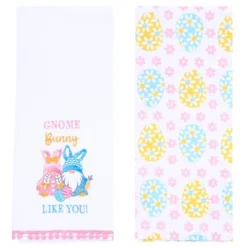 The Lakeside Collection Embroidered Kitchen Towels Gnome & Bunnies Set Of 2 14 The Lakeside Collection Embroidered Kitchen Towels Gnome & Bunnies Set Of 2 -The Collective Goods GUEST eedb3c4f 147a 44b6 8334 8e91dd2d496b
