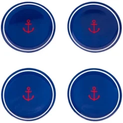 The Lakeside Collection Lake Melamine Dinnerware - Set Of 4 Small Plates -The Collective Goods GUEST f1ae96cf ce10 493e 85aa 601bef9c87a0