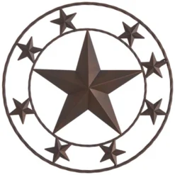 The Lakeside Collection Outdoor Metal Rustic Star Wall Art