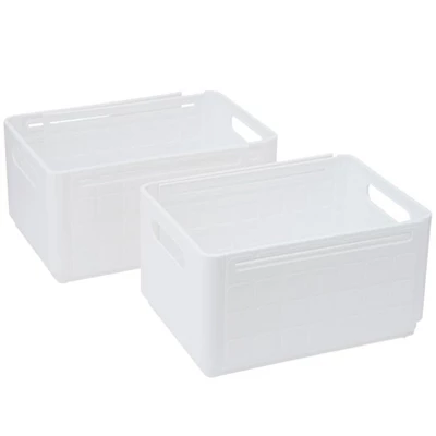 The Lakeside Collection Expandable Kitchen Storage Boxes - Set Of 2 Medium 5 The Lakeside Collection Expandable Kitchen Storage Boxes - Set Of 2 Medium - Image 3