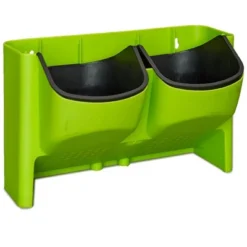 The Lakeside Collection Double Wall Planter For Vertical Gardens, Living Walls - Indoor/Outdoor -The Collective Goods GUEST f9e729c1 4230 46f9 b6fa c27372198de2