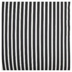 Black Ticking Stripe Throw Pillow (18"x18") - The Pillow Collection