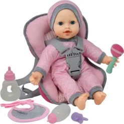 The New York Doll Collection 12 Inch Car Seat Doll Set -The Collective Goods GUEST fefd19c4 ef7e 45ba ae5c e089f71abd5e