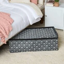 The Lakeside Collection Damask Bedroom Or Closet Storage Bin Organizer - Underbed Storage Bin 7 The Lakeside Collection Damask Bedroom Or Closet Storage Bin Organizer - Underbed Storage Bin -The Collective Goods GUEST ff922982 ac0b 4422 a201 ed18455a11c0